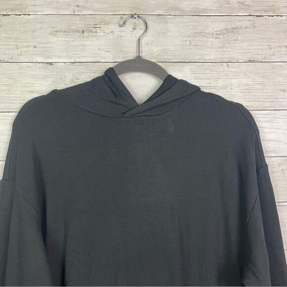 Aerie Offline Oversized Black Hoodie Size Small - Picture 2 of 4